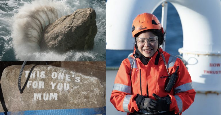 Гринпис блокирует разрушительную рыбную ловлю новым «валунным барьером» у побережья Брайтона