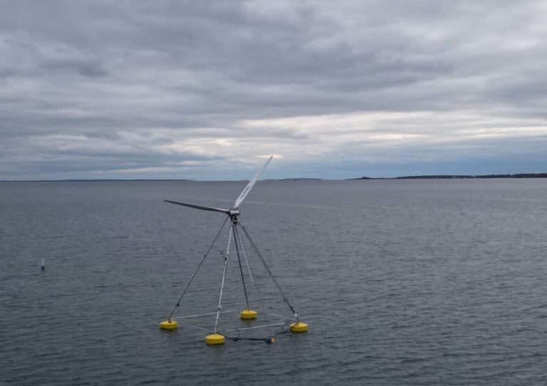 Плавучая ветряная электростанция в форме пирамиды, T-Omega Wind запускает демонстратор