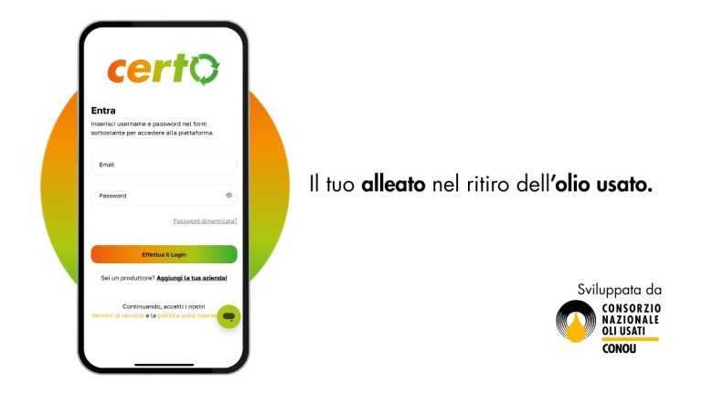 Conou уверен, приложение, которое упрощает отмену использованных минеральных масел