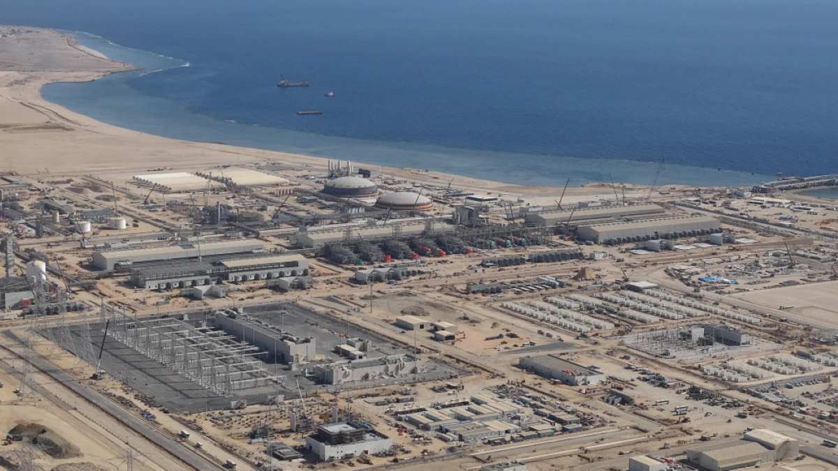 NEOM Green Hydrogen Project dedicato all’idrogeno verde ha raggiunto l’80% della costruzione. La produzione è attesa nel 2027.