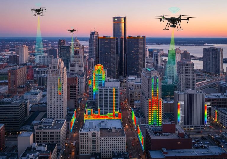 Когда энергетическая экономия зданий происходит от беспилотников: проект Мичигана