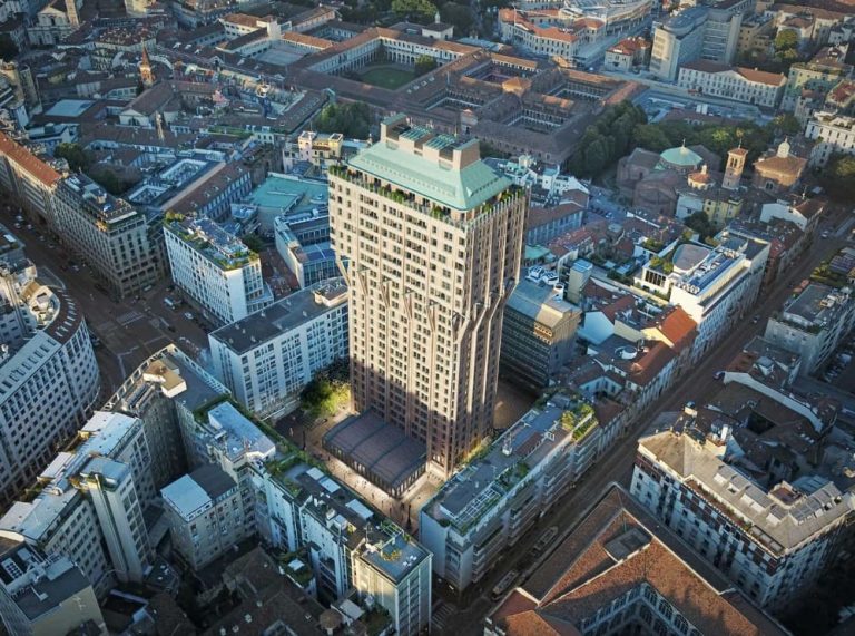 Восстановление золота LEED для башни Веласка Милана