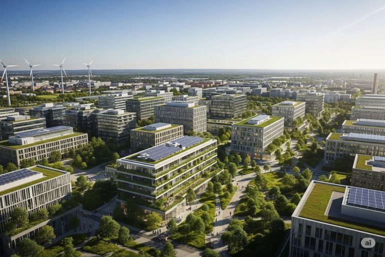 Декарбонизация и зеленые главные герои в районе возобновляемого источника в Smart Building Expo 2025