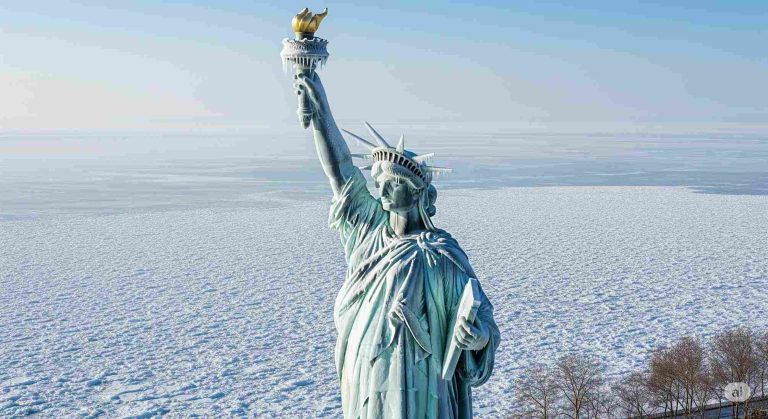 Сильные волны холода в США, вина изменения климата