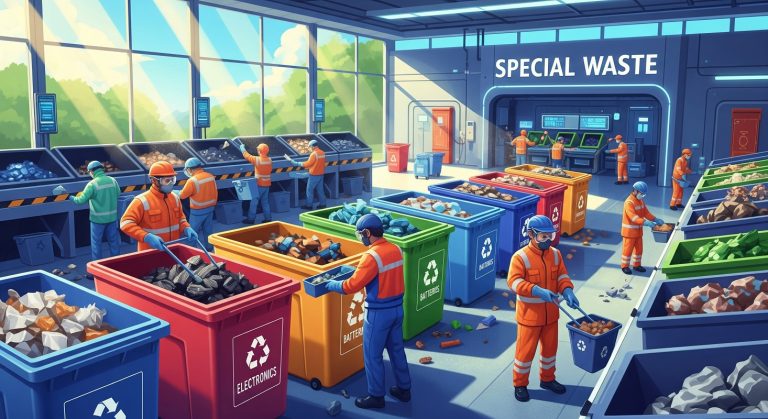 Специальные отходы, они растут на 1,9% и превышают 164 миллиона тонн. Но это запись в восстановлении