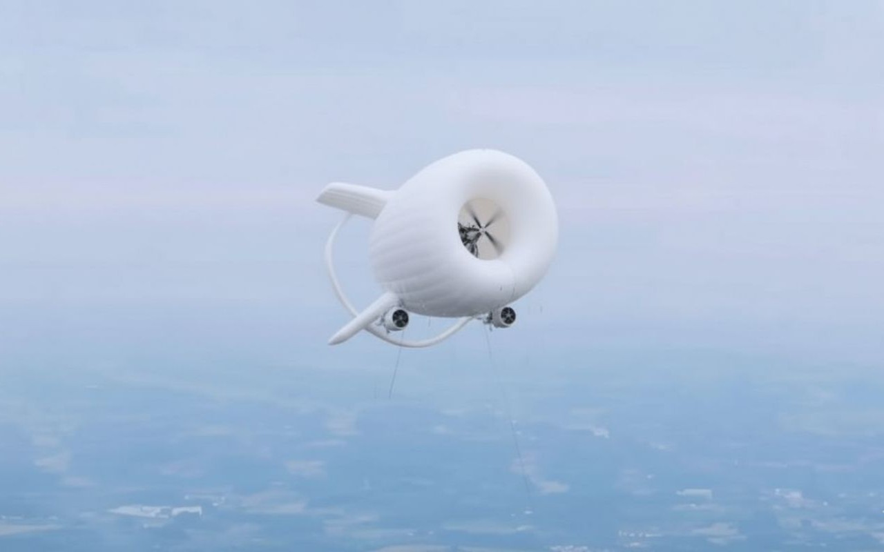 Летающие ветряные турбины прибывают из Китая, чтобы производить энергию на 1500 метров