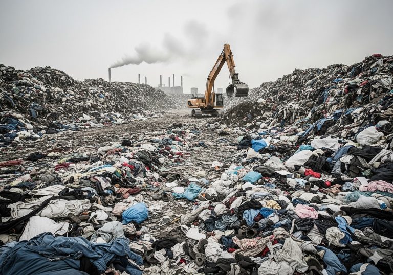 Текстильные отходы, мы можем заполнить 200 футбольных стадионов. Можно ли изменить маршрут?