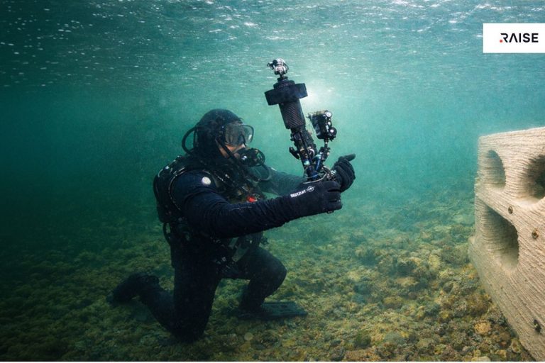 Раковины мидий превращаются в биорифы, напечатанные на 3D-принтере: подводная лаборатория RAISE