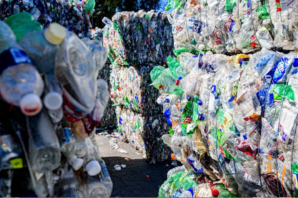 A plastic recycling facility in Greenville, North Carolina.
