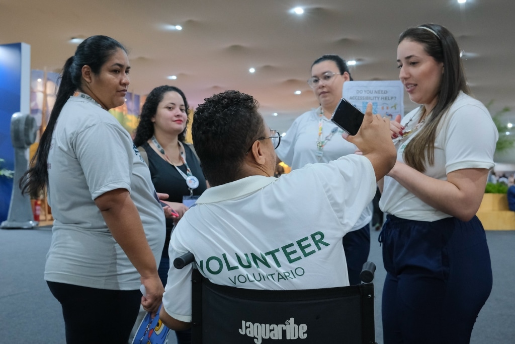 COP30 volunteers.