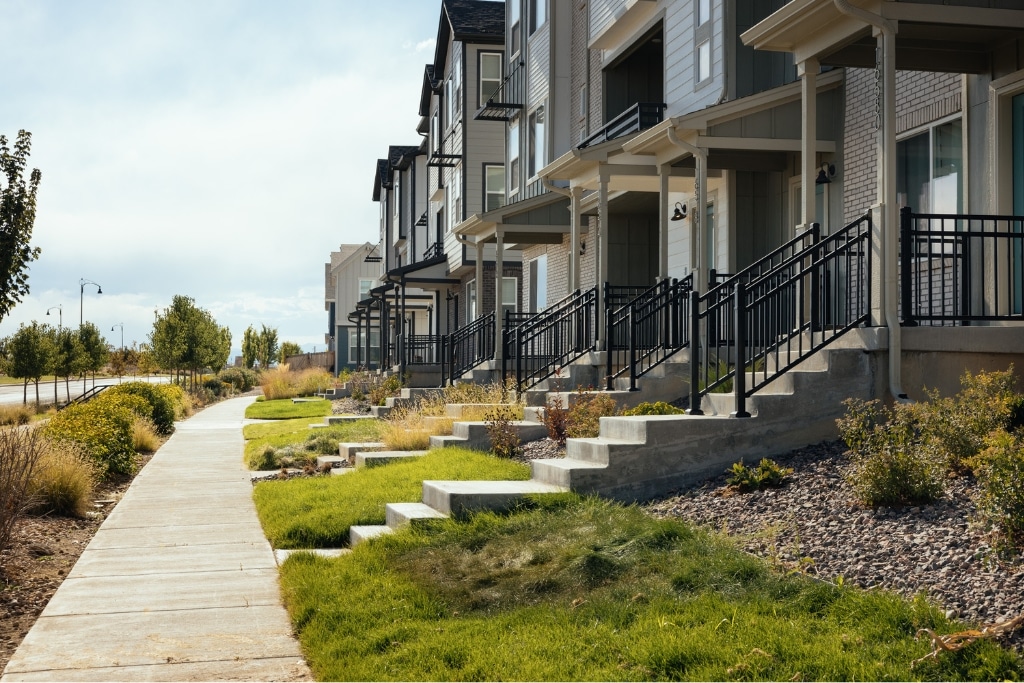Homes at Baseline are designed with walkable streets, native landscaping and neighborhood connectivity