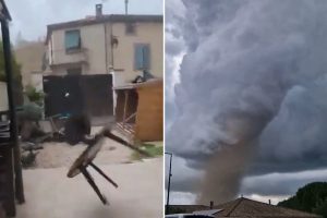 Сильный торнадо опустошил юг Франции: 41 человека ранено, 300 домов повреждены, эвакуирован исторический город Каркассон