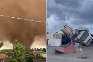 Двойной водяной смерч разрушил Марсалу и Петросино в регионе Трапани: повреждения в школе и перевернутые автомобили, есть раненые и один пропавший без вести