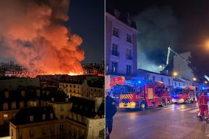 Пожар крупного масштаба уничтожил старейший крытый рынок Парижа — Marché des Enfants Rouges: ничего не осталось